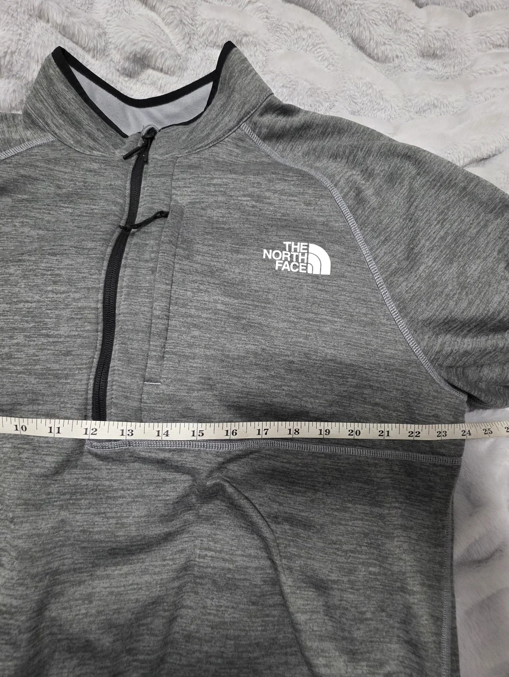 The North Face Canyonlands 1/2 Zip Fleece pullover jacket Size XL Gray